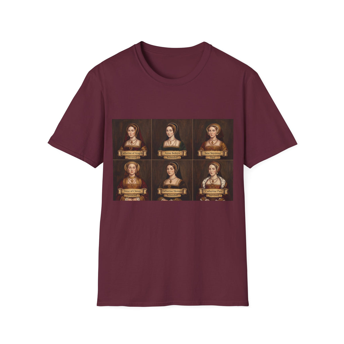 The Six Wives Portrait T-Shirt