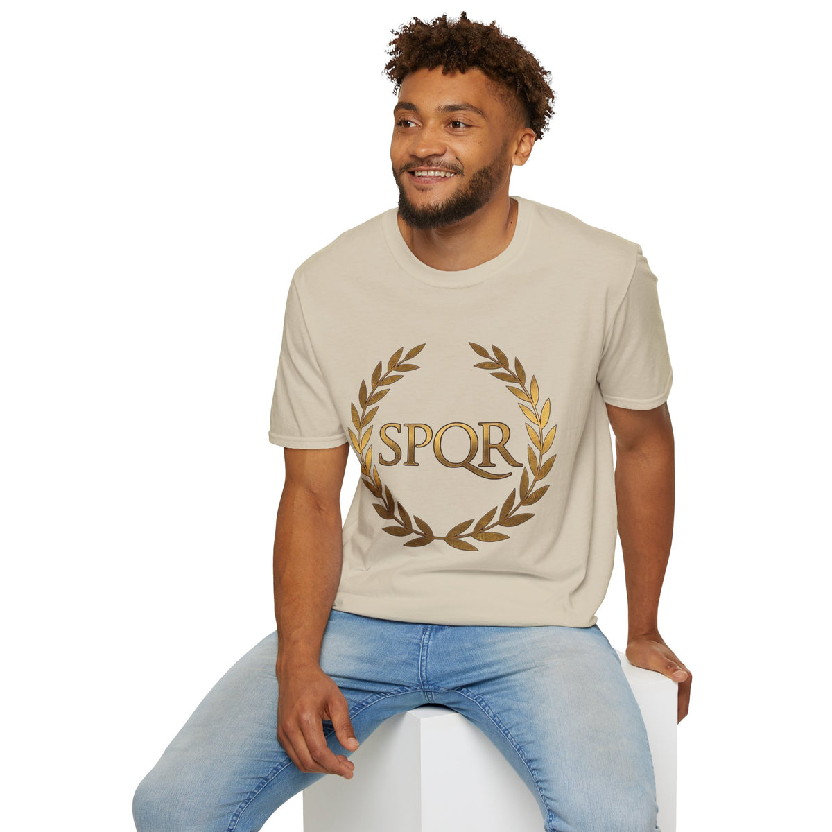 SPQR Laurel Wreath T-Shirt
