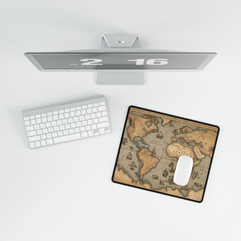 Vintage World Map Desk Mat