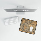 Vintage World Map Desk Mat