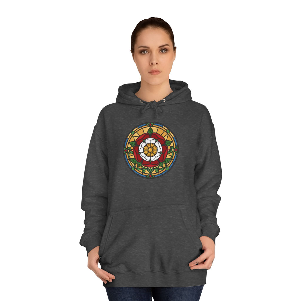 Stained Glass Tudor Rose Hoodie