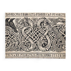 Norse Knotwork Fleece Throw