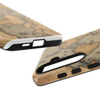 Vintage World Map Tough Phone Case — Antique Explorer iPhone Cover