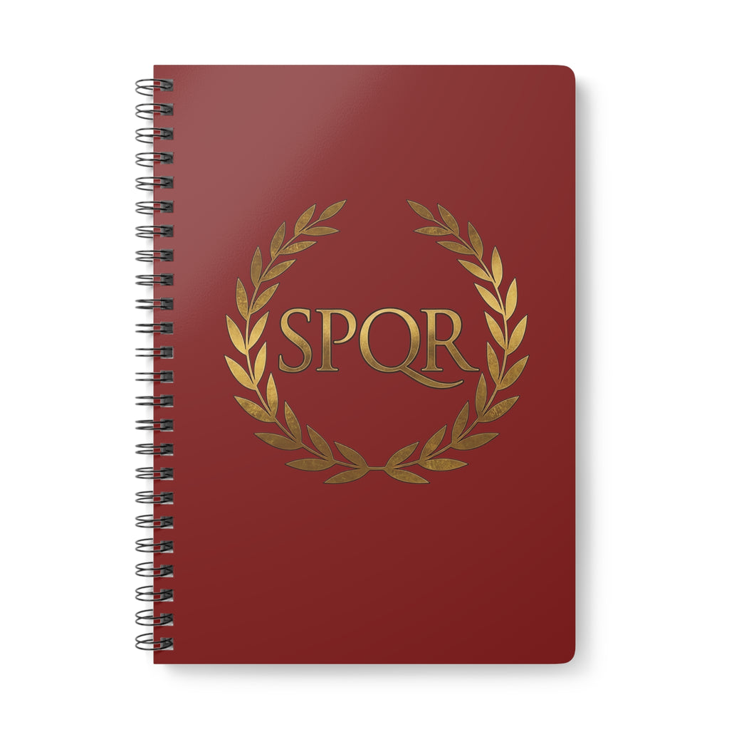 SPQR Laurel Wreath A5 Wirobound Notebook