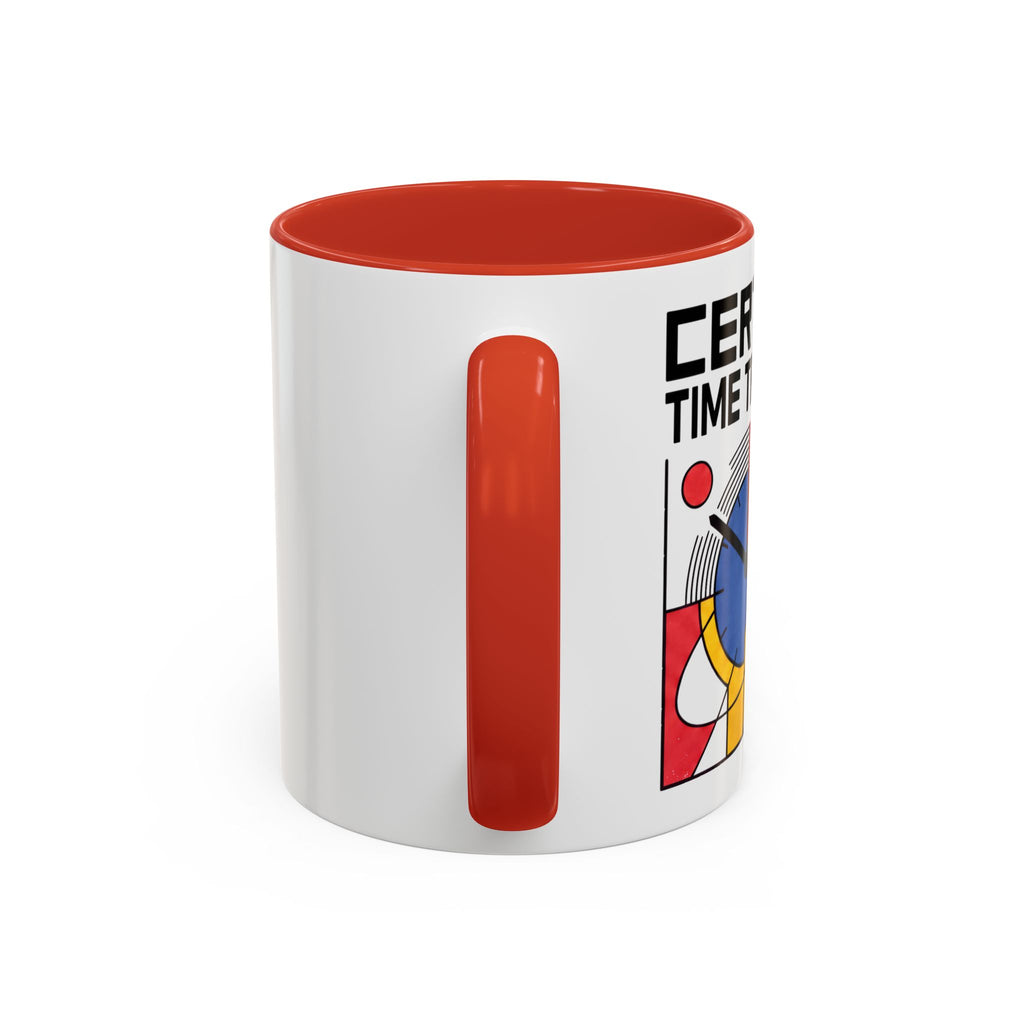 Certified Time Traveller Mug – Geometric