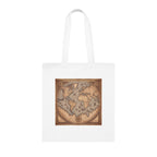 Vintage World Map Cotton Tote Bag