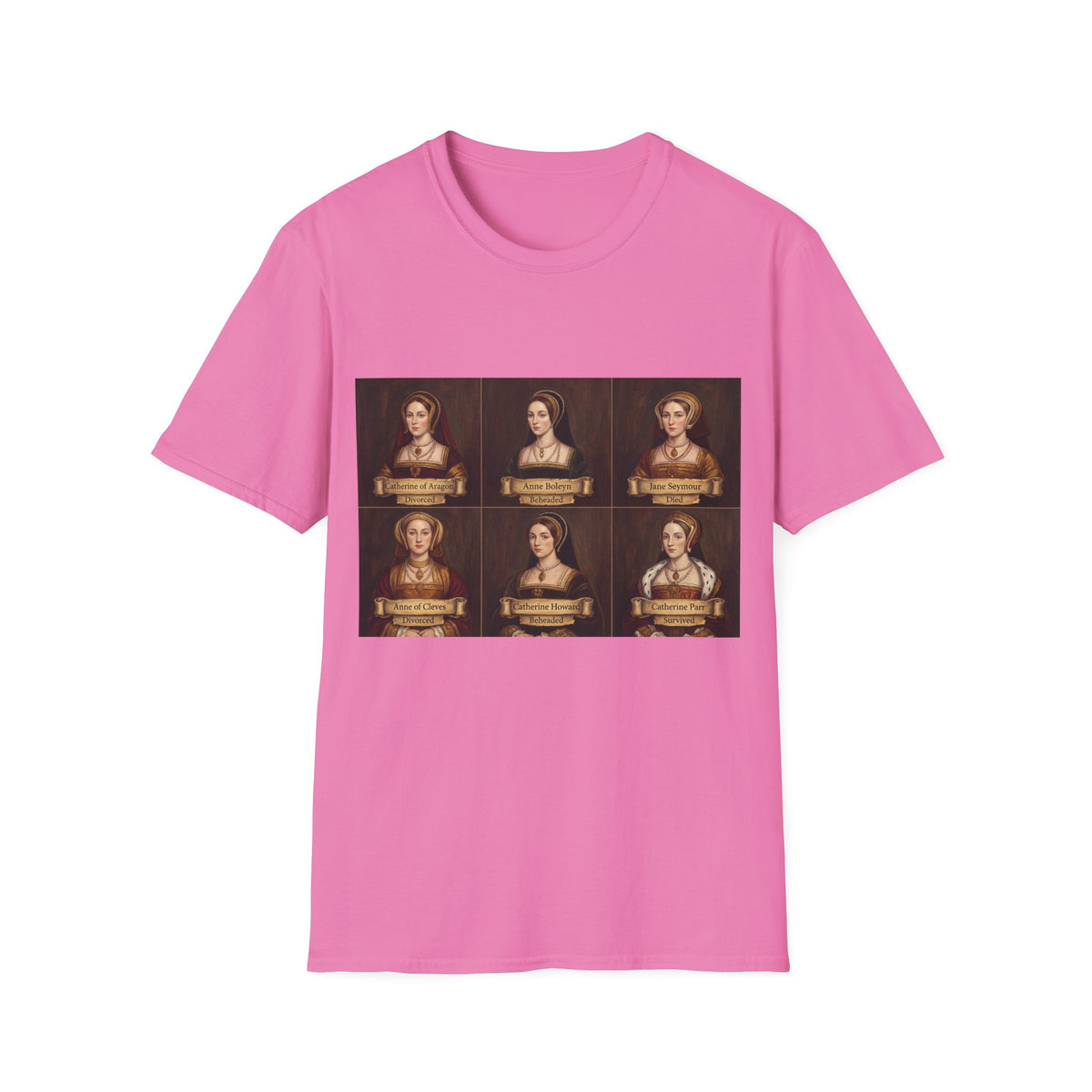 The Six Wives Portrait T-Shirt