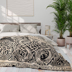 Norse Knotwork Fleece Throw