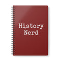 History Nerd A5 Wirobound Notebook