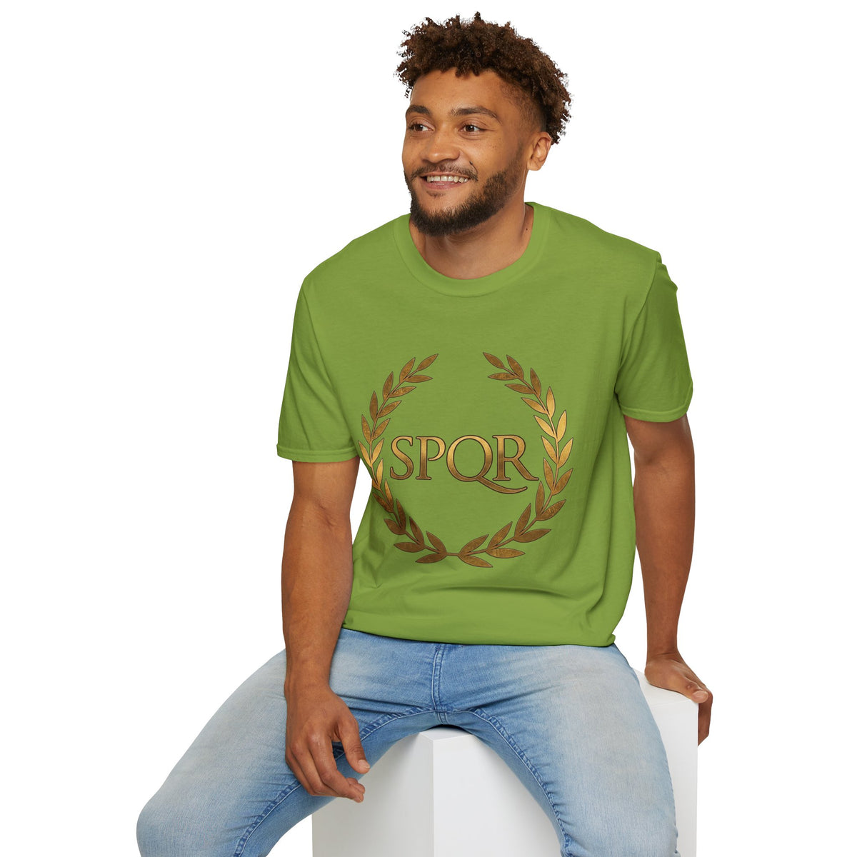 SPQR Laurel Wreath T-Shirt