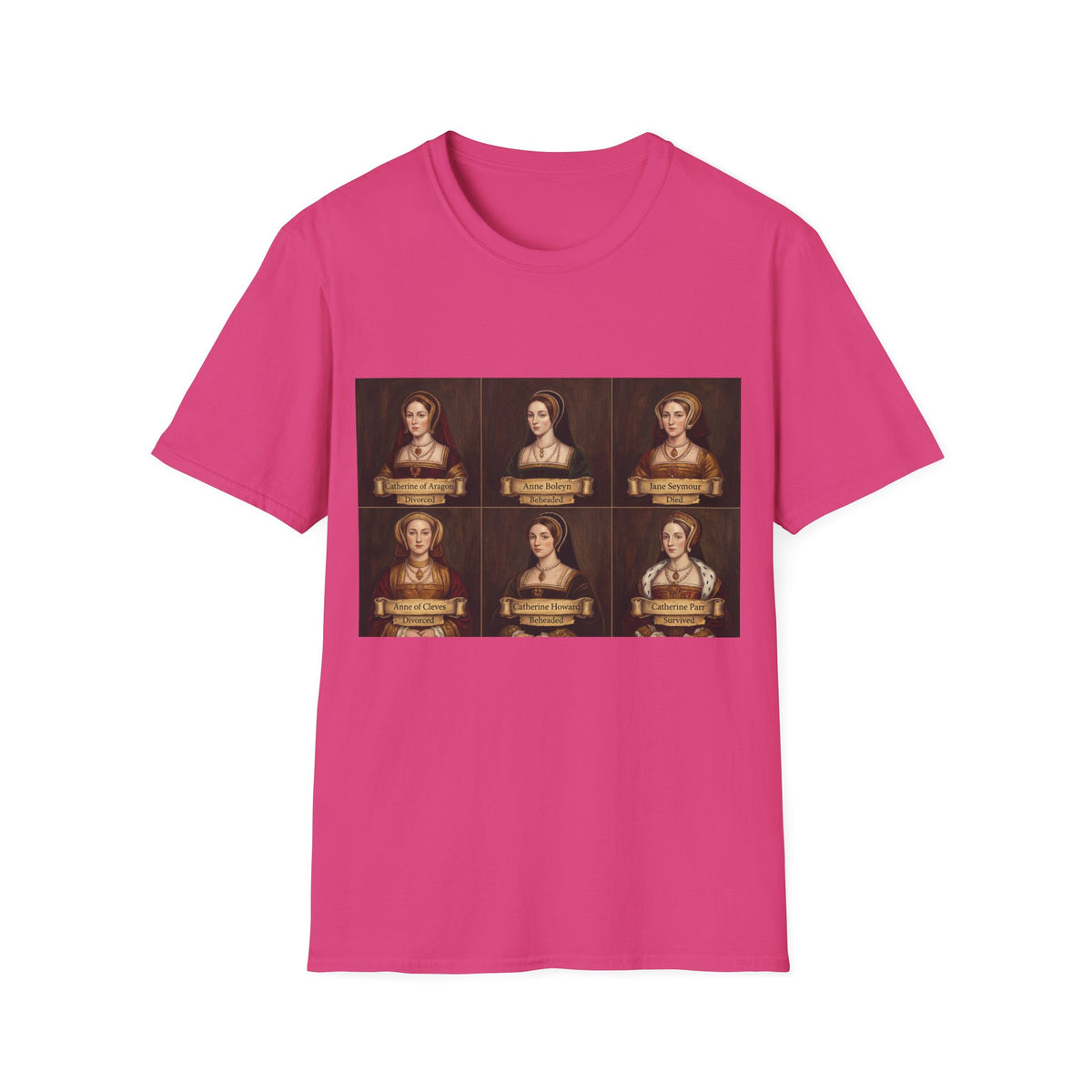 The Six Wives Portrait T-Shirt
