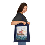 Viking Longship Cotton Tote Bag
