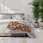 Roman Knot Mosaic Fleece Throw