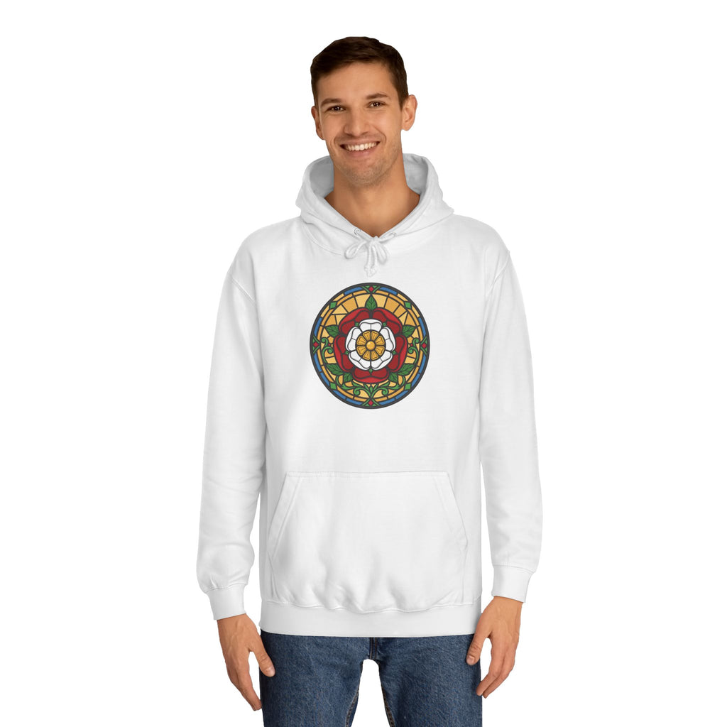 Stained Glass Tudor Rose Hoodie