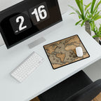 Vintage World Map Desk Mat
