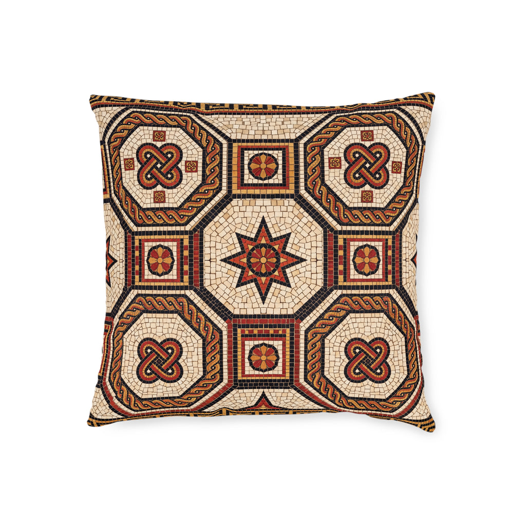 Roman Knot Mosaic Cushion