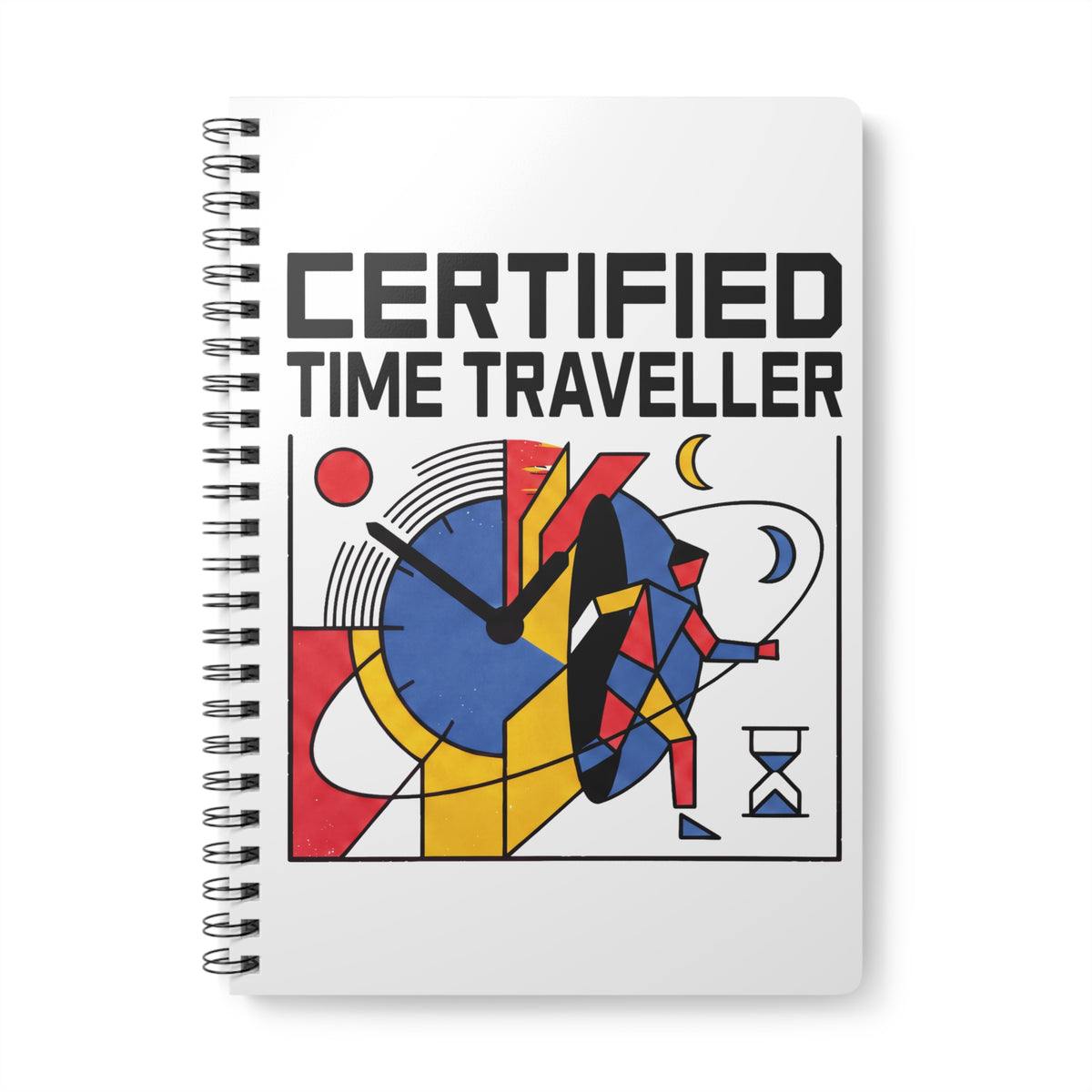 Certified Time Traveller A5 Wirobound Notebook