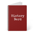 History Nerd A5 Wirobound Notebook