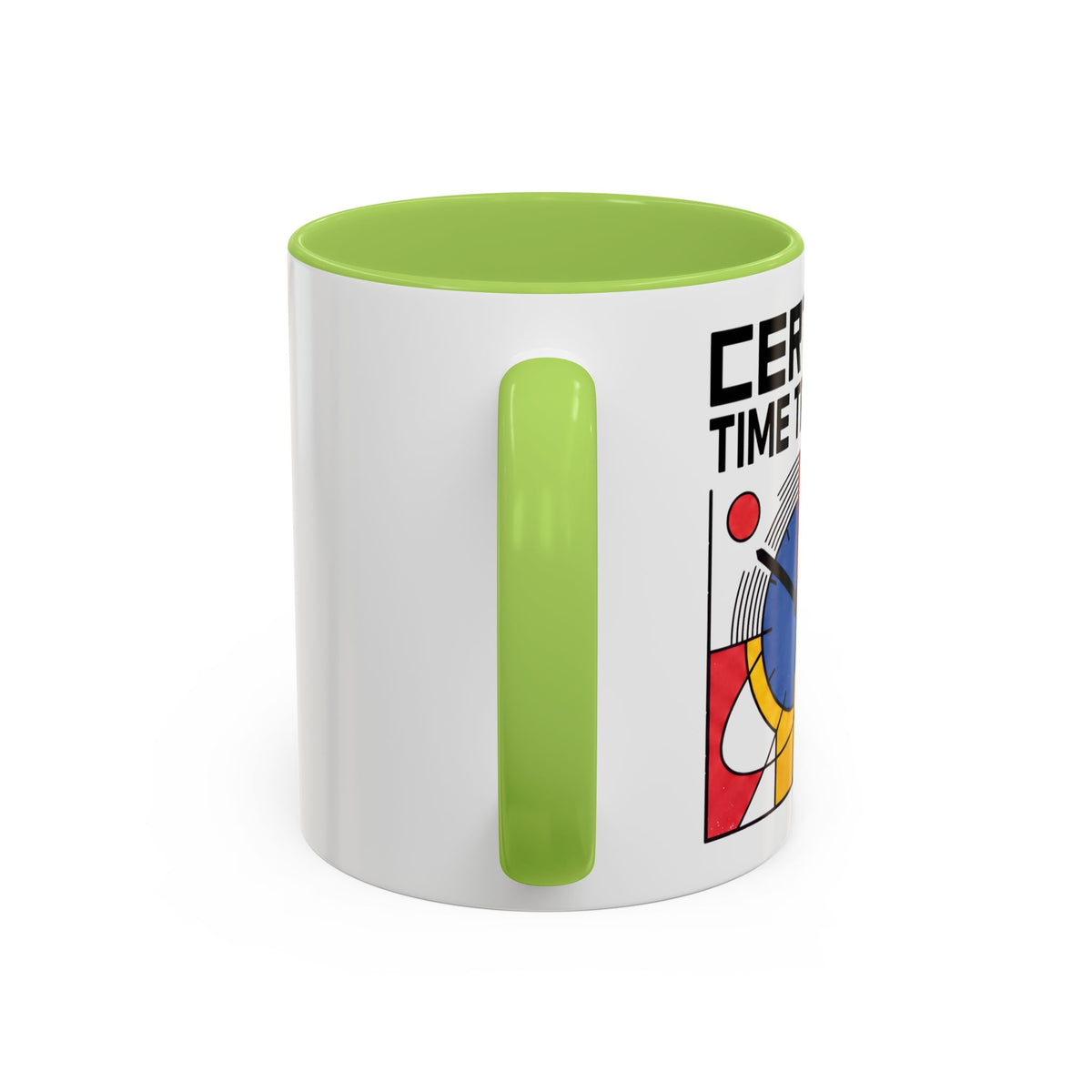 Certified Time Traveller Mug – Geometric