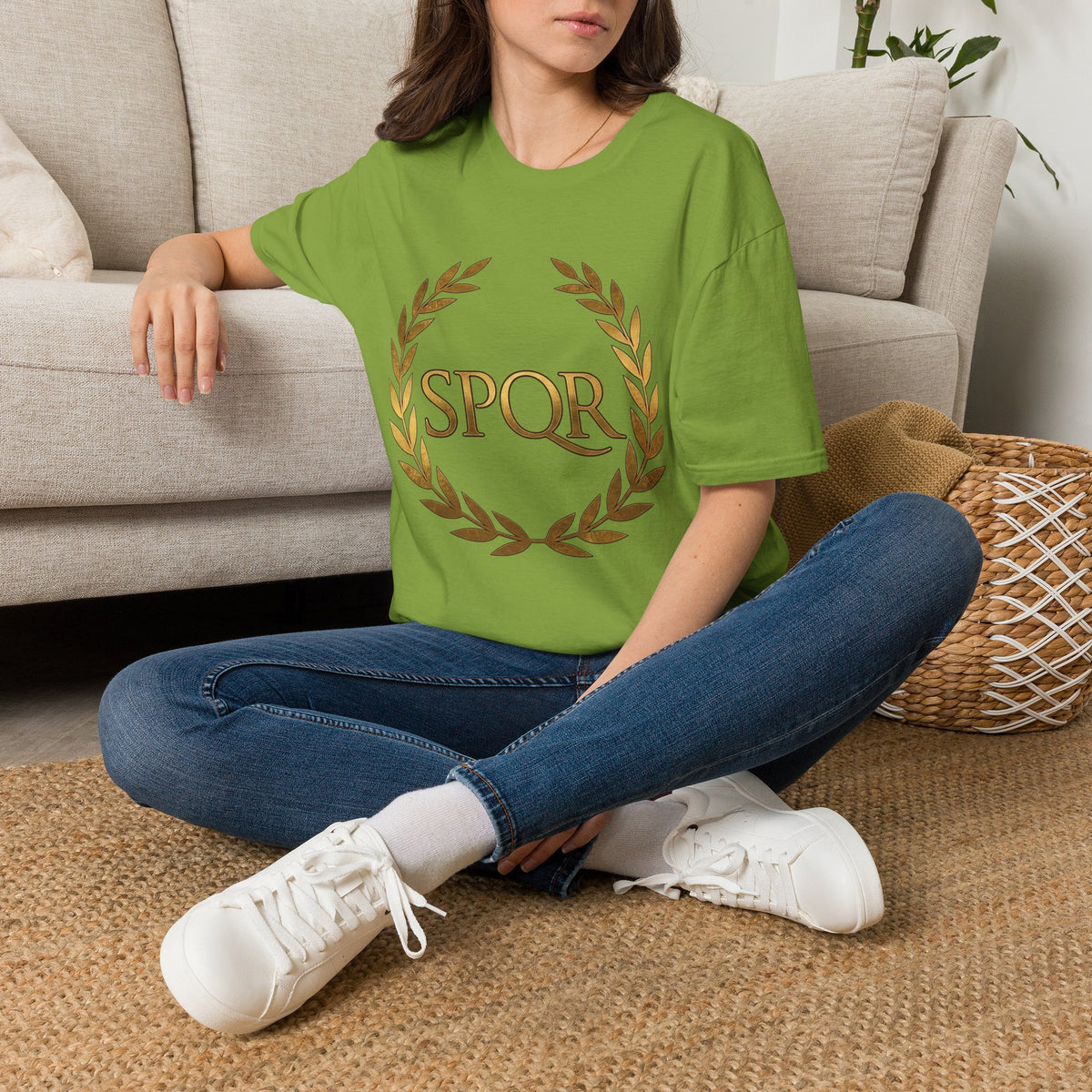 SPQR Laurel Wreath T-Shirt
