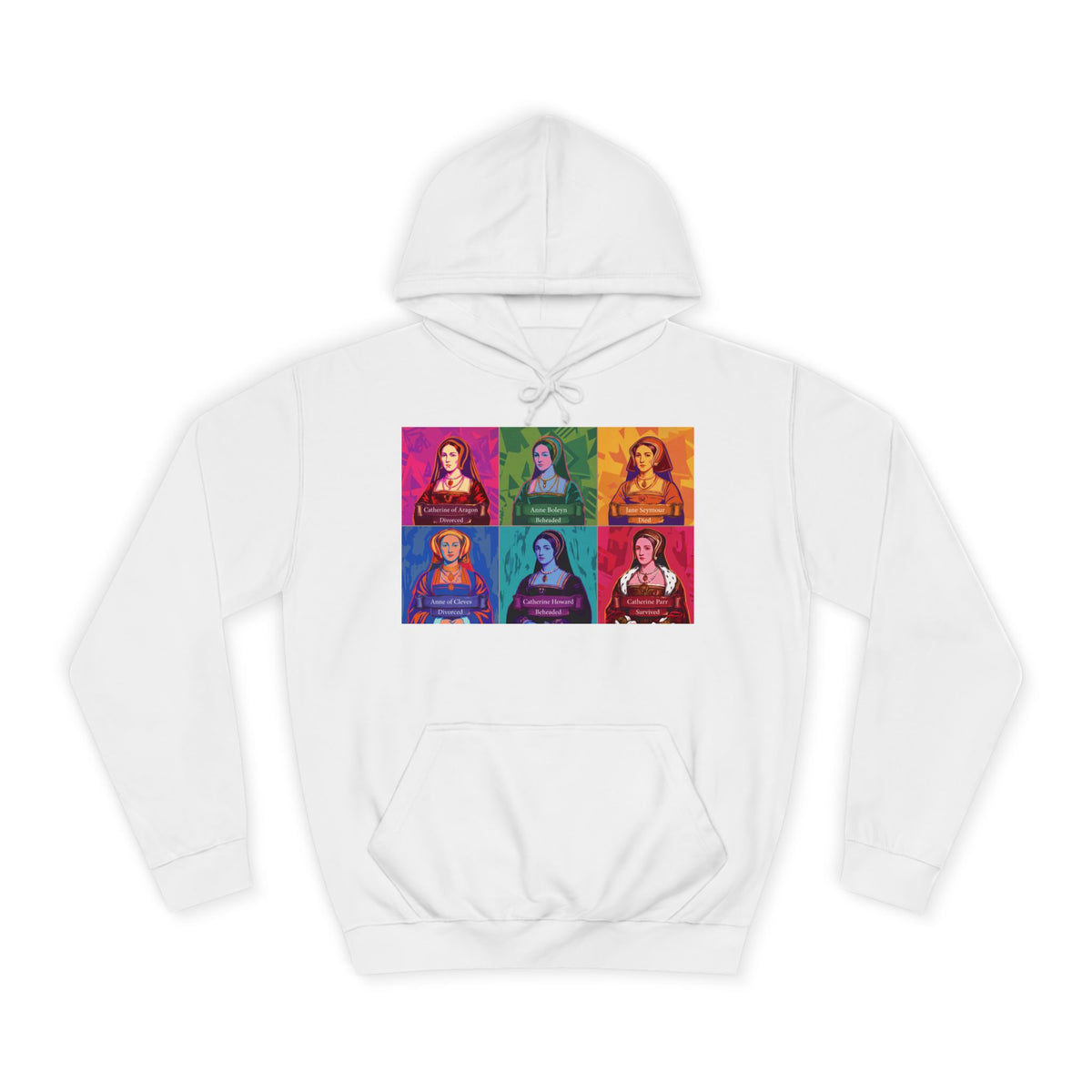 The Six Wives Pop Art Hoodie