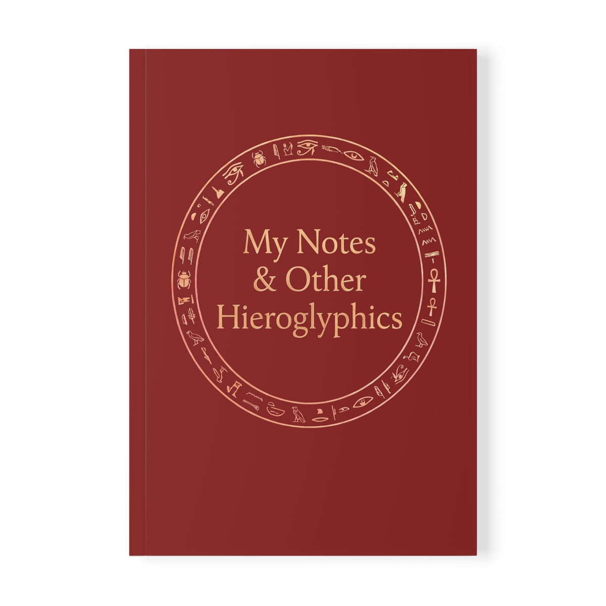 My Notes & Other Hieroglyphics A5 Softcover Notebook