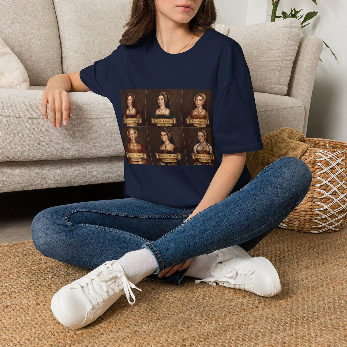 The Six Wives Portrait T-Shirt