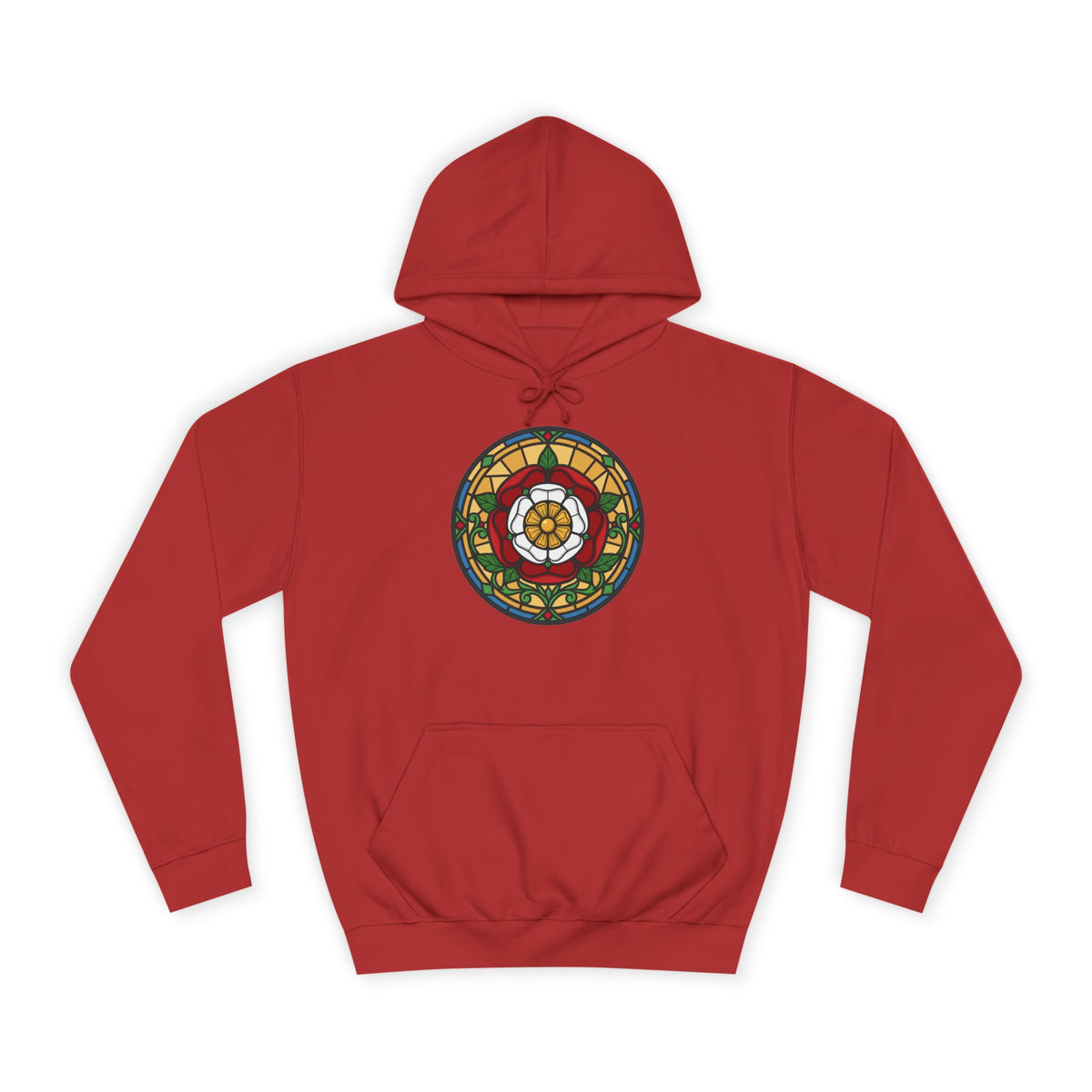Stained Glass Tudor Rose Hoodie