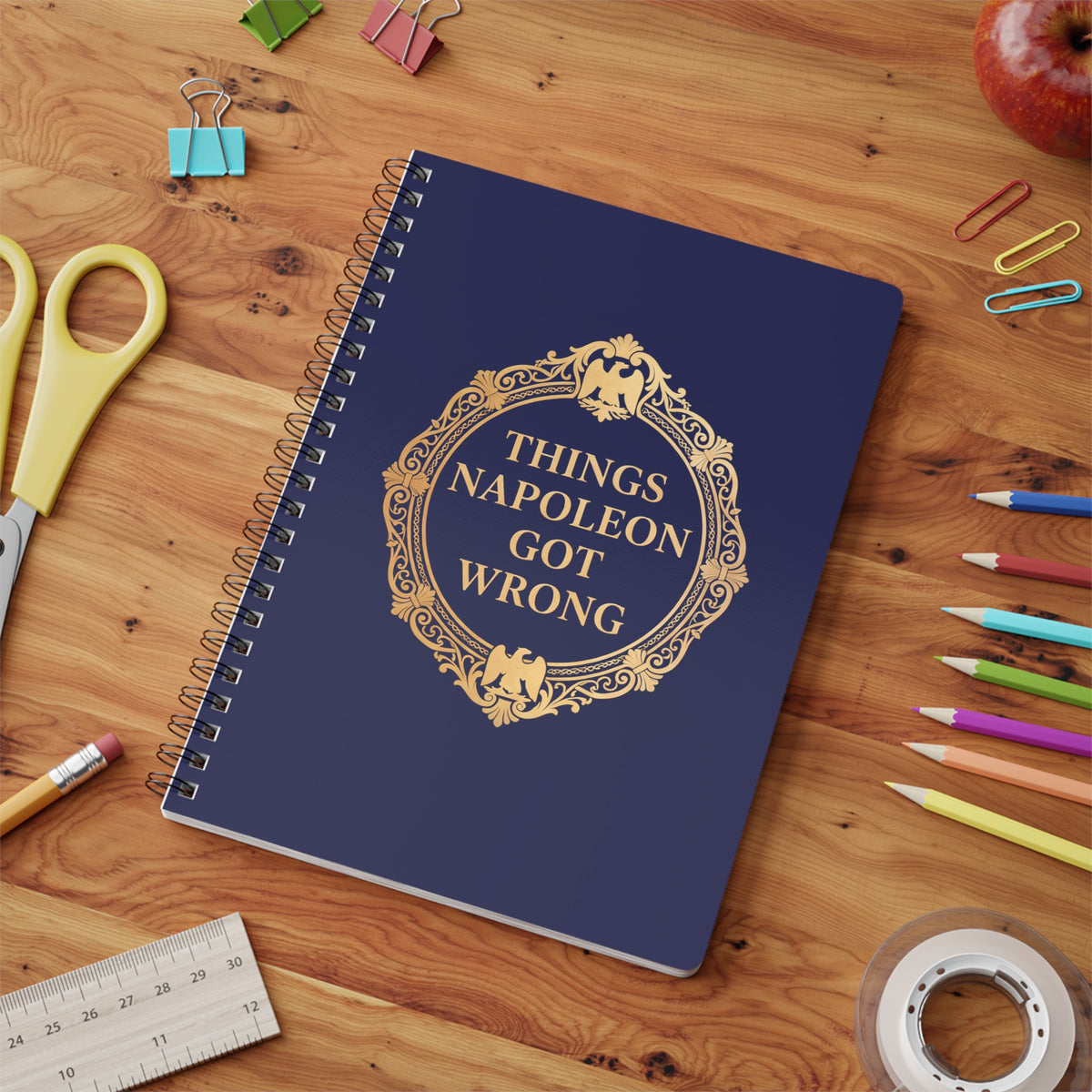 Things Napoleon Got Wrong A5 Wirobound Notebook