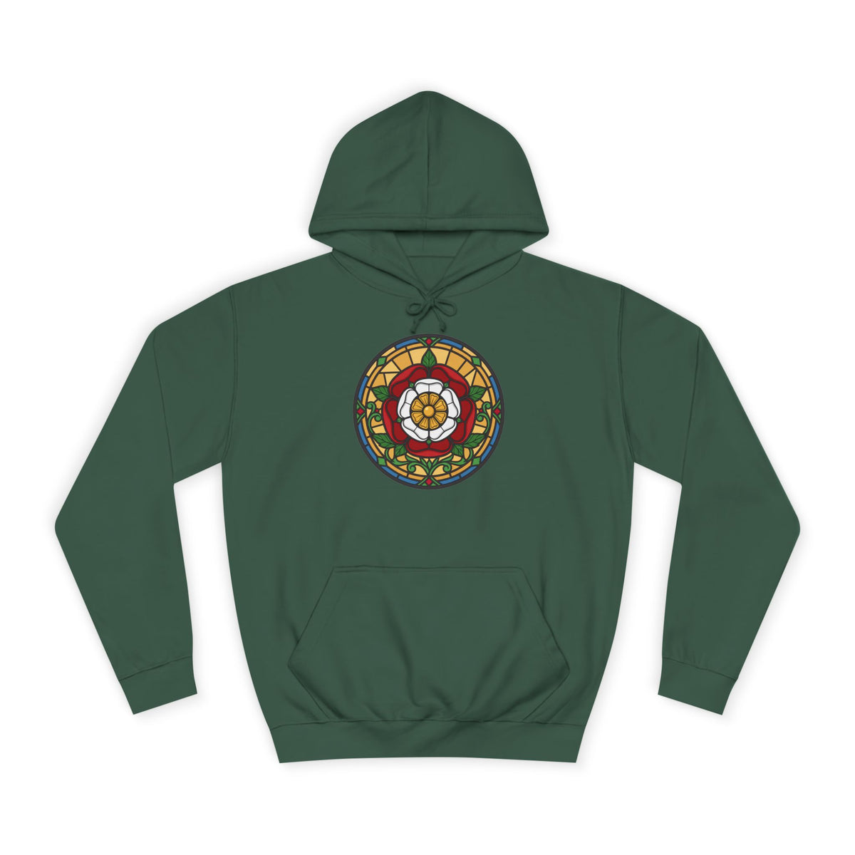 Stained Glass Tudor Rose Hoodie