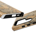 Vintage World Map Tough Phone Case — Antique Explorer iPhone Cover