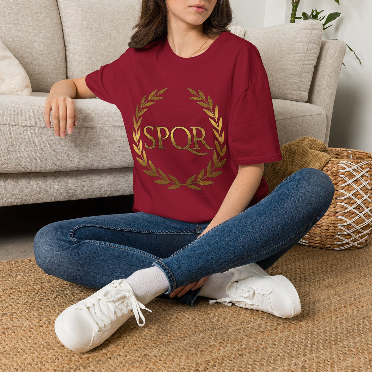 SPQR Laurel Wreath T-Shirt