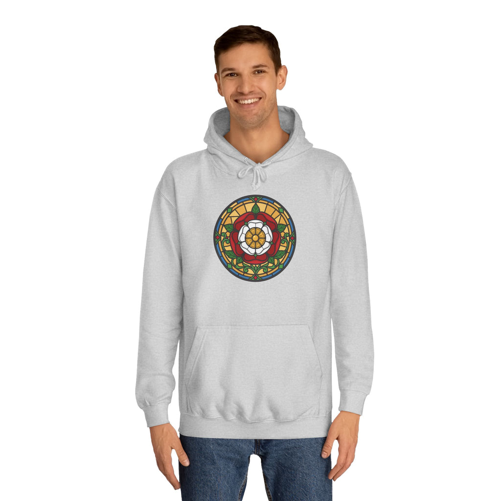 Stained Glass Tudor Rose Hoodie