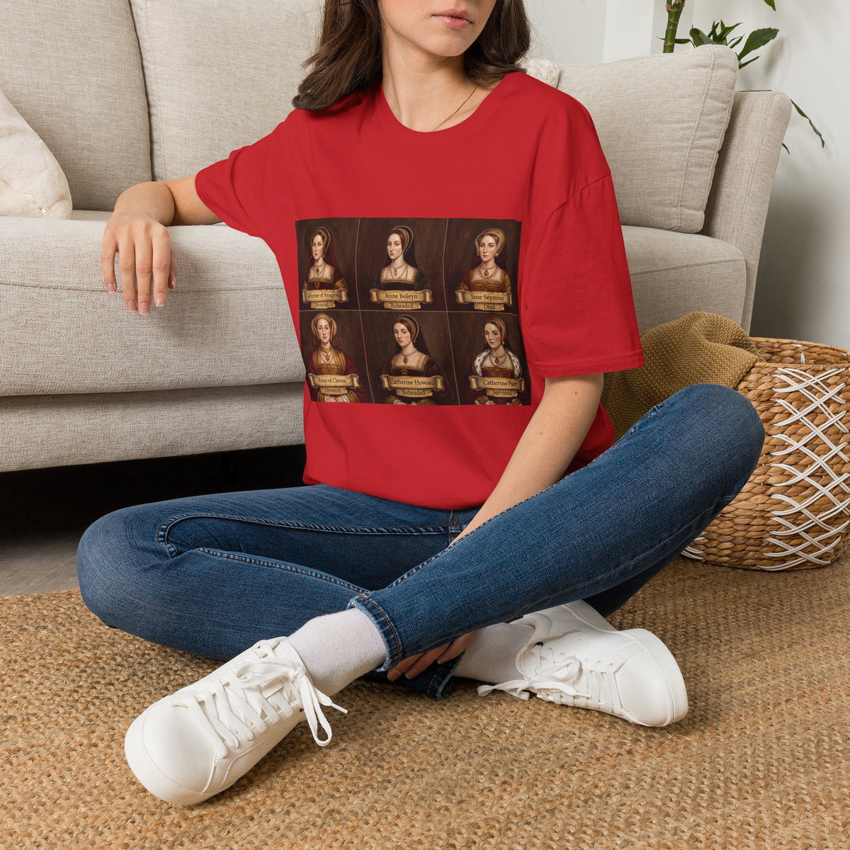 The Six Wives Portrait T-Shirt