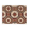 Roman Knot Mosaic Fleece Throw