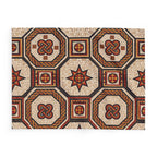 Roman Knot Mosaic Fleece Throw