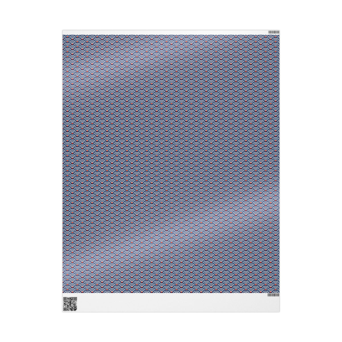 Wrapping Paper — Japanese Wave Pattern Gift Wrap