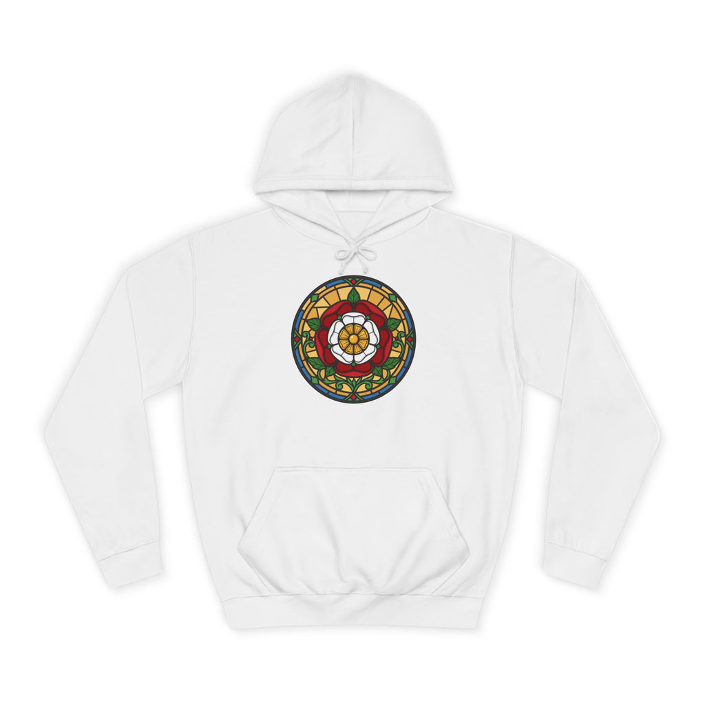 Stained Glass Tudor Rose Hoodie