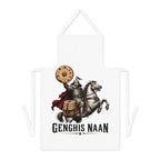 Genghis Naan Cooking Apron - Funny Medieval Viking Bread Chef Apron
