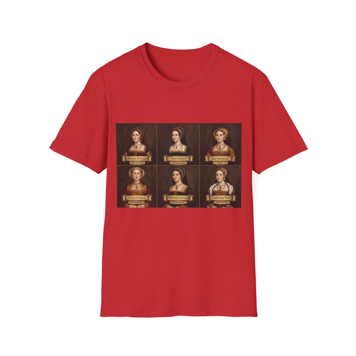 The Six Wives Portrait T-Shirt