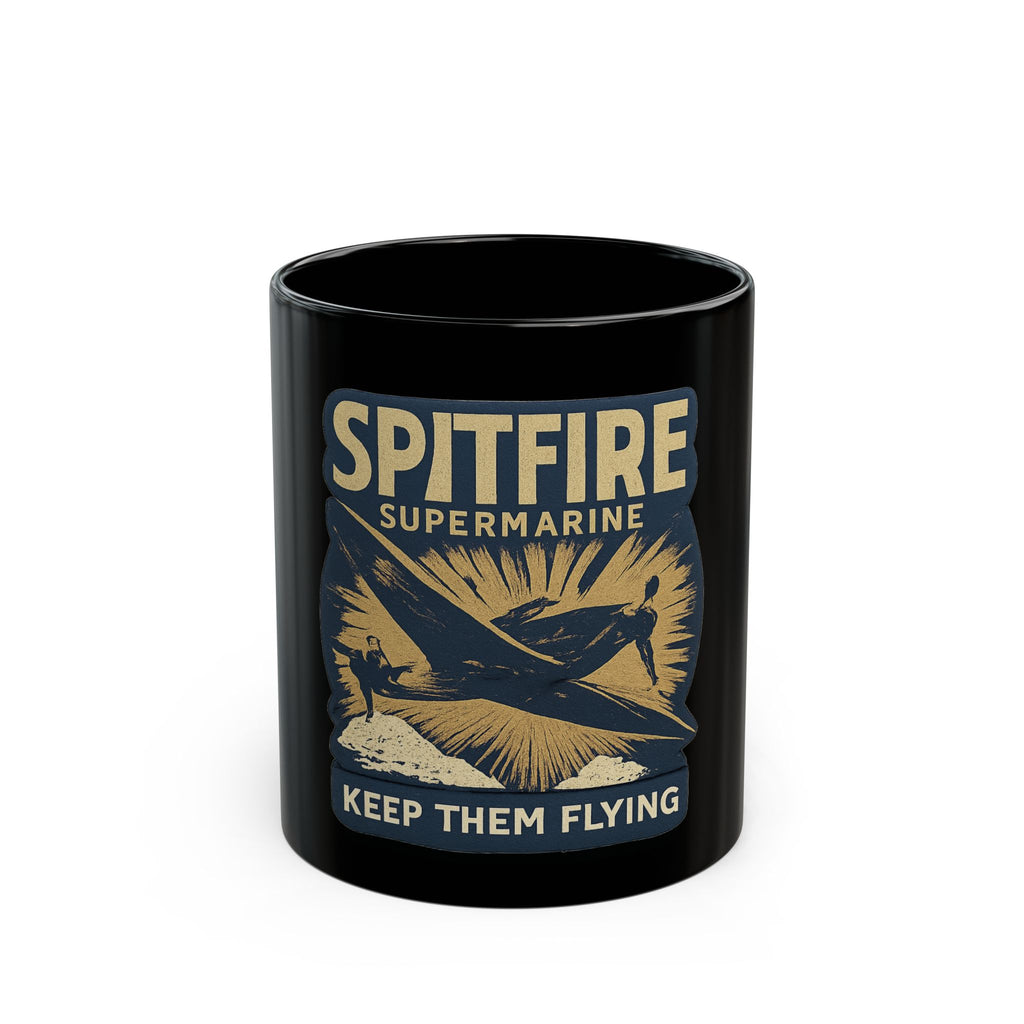 Spitfire Supermarine Keep Them Flying Aviation Mug