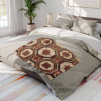 Roman Knot Mosaic Fleece Throw