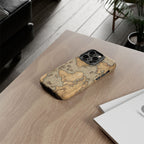 Vintage World Map Tough Phone Case — Antique Explorer iPhone Cover