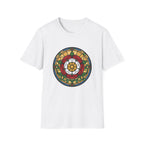 Stained Glass Rose Window T-Shirt