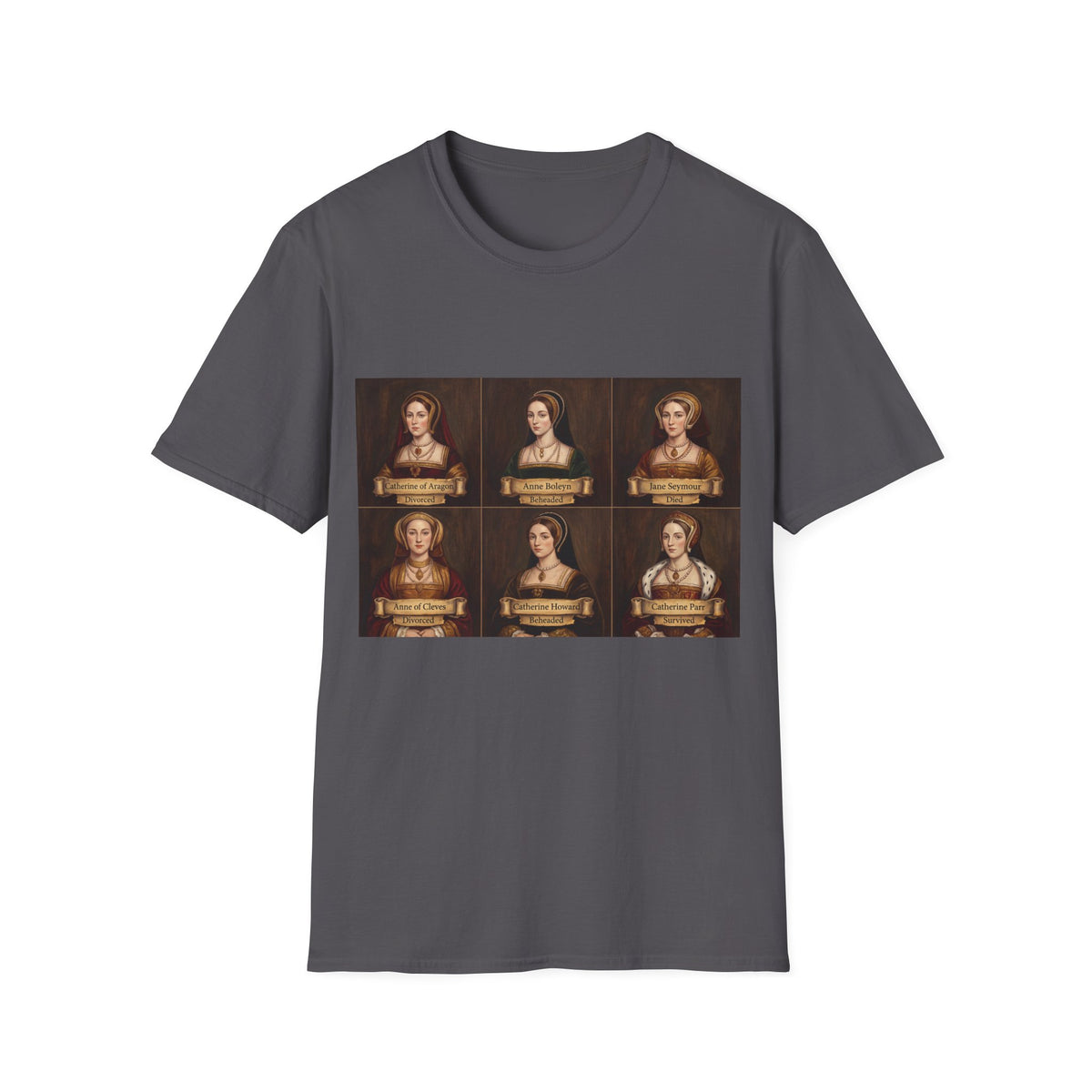 The Six Wives Portrait T-Shirt