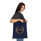 SPQR Laurel Wreath Cotton Tote Bag