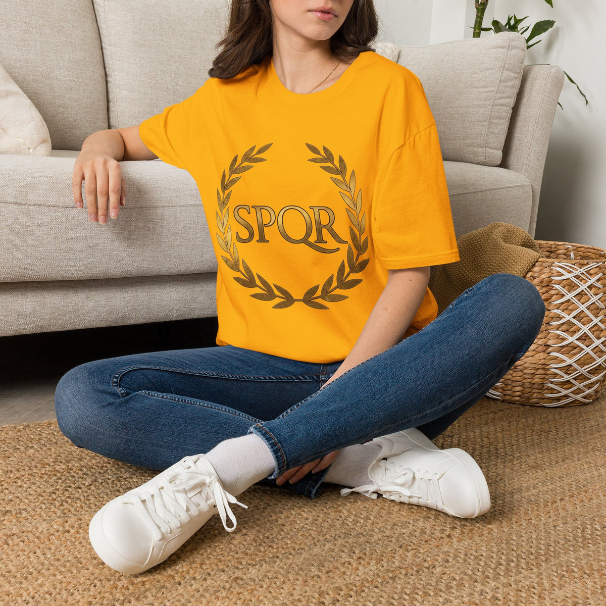 SPQR Laurel Wreath T-Shirt
