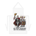 Apron — "An Army Marches on Its Stomach" Roman Soldiers Cooking Graphic