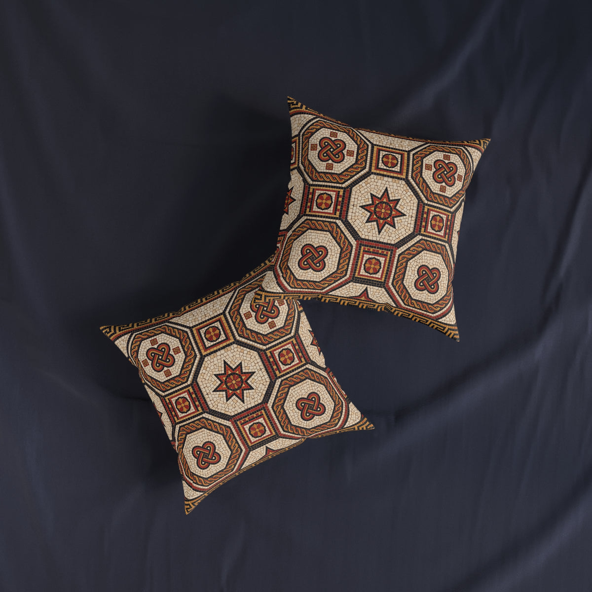Roman Knot Mosaic Cushion