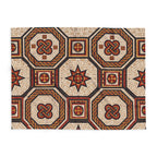 Roman Knot Mosaic Fleece Throw